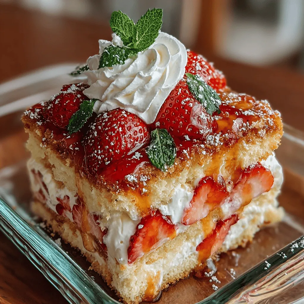 As the days grow warmer and the sun graces us with its presence, there’s an undeniable craving for light, refreshing desserts that can cool us down. The Strawberry Shortcake Icebox Cake is a perfect embodiment of this desire. This dessert not only offers a delightful explosion of flavors but also embodies the essence of summer gatherings and special occasions, making it a favorite among dessert enthusiasts. With its combination of fresh strawberries, luscious whipped cream, and moist cake, it captures the season's spirit beautifully.