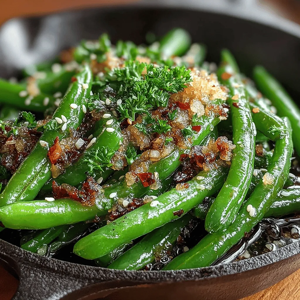 Green beans are one of nature's most versatile vegetables, celebrated not only for their vibrant color and crisp texture but also for their impressive nutritional profile. These slender pods are low in calories yet high in vitamins A, C, and K, making them a staple in healthy diets around the world. Whether served steamed, roasted, or sautéed, green beans can elevate any dish, transforming a simple meal into a delightful culinary experience. In this recipe, we take fresh green beans to the next level with a zesty lemon garlic stir fry that bursts with flavor and health benefits.
