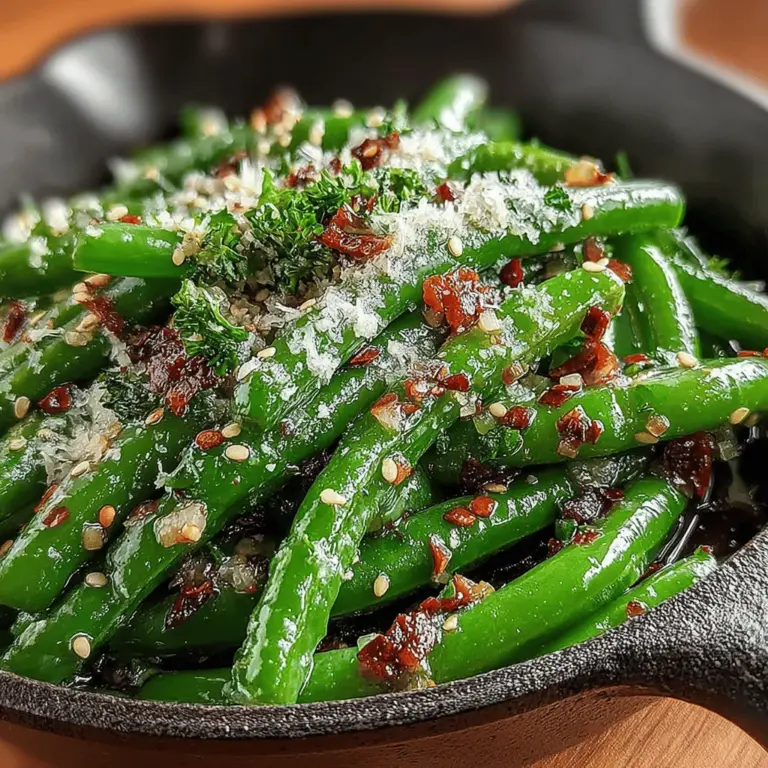 Green beans are one of nature's most versatile vegetables, celebrated not only for their vibrant color and crisp texture but also for their impressive nutritional profile. These slender pods are low in calories yet high in vitamins A, C, and K, making them a staple in healthy diets around the world. Whether served steamed, roasted, or sautéed, green beans can elevate any dish, transforming a simple meal into a delightful culinary experience. In this recipe, we take fresh green beans to the next level with a zesty lemon garlic stir fry that bursts with flavor and health benefits.