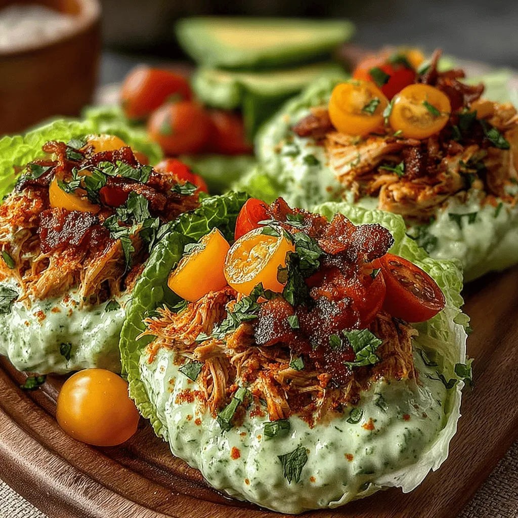 In the realm of healthy eating, few dishes manage to strike the perfect balance between nutrition and flavor quite like Creamy Avocado Chicken Bacon Lettuce Wraps. This delightful recipe showcases the rich creaminess of avocados, the tenderness of chicken, and the satisfying crunch of bacon, all nestled in crisp lettuce leaves. It’s a meal that not only satisfies the taste buds but also nourishes the body, making it an ideal choice for health-conscious individuals and families seeking tasty yet wholesome options.