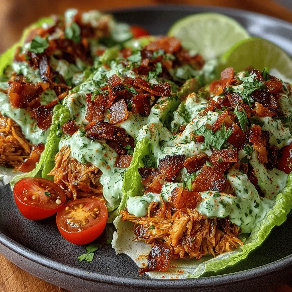 In the realm of healthy eating, few dishes manage to strike the perfect balance between nutrition and flavor quite like Creamy Avocado Chicken Bacon Lettuce Wraps. This delightful recipe showcases the rich creaminess of avocados, the tenderness of chicken, and the satisfying crunch of bacon, all nestled in crisp lettuce leaves. It’s a meal that not only satisfies the taste buds but also nourishes the body, making it an ideal choice for health-conscious individuals and families seeking tasty yet wholesome options.