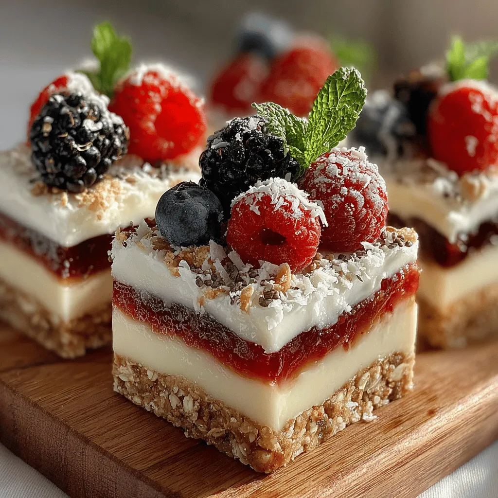 In our fast-paced world, finding a snack that balances nutrition and indulgence can often feel like an impossible task. Enter Fruity Frozen Yogurt Oatmeal Snack Bars—a delightful solution that fulfills your cravings while keeping your health in check. These bars are not only easy to prepare but are also brimming with wholesome ingredients that provide sustained energy throughout the day. Whether you're on the lookout for a quick breakfast option, a refreshing post-workout snack, or a delectable treat for your children, these bars offer versatility and satisfaction with minimal prep time.