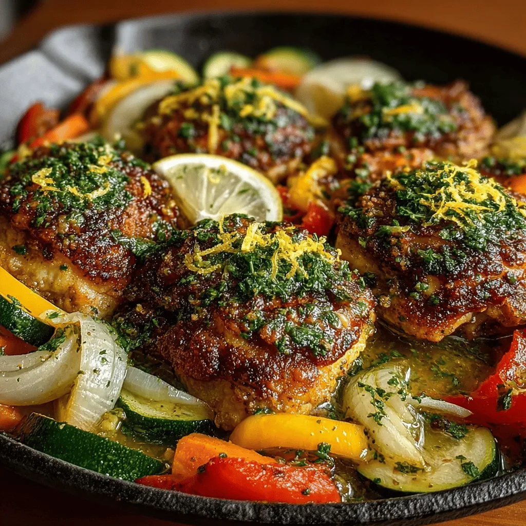 In the world of quick and healthy meals, few dishes can compete with the vibrant flavors of Herb-Infused Lemon Garlic Chicken and Veggie Medley. This recipe not only promises a delightful dining experience but also emphasizes the importance of wholesome, nutritious ingredients. With just a handful of simple elements, this dish showcases how you can create an impressive meal that is both satisfying and visually appealing. Perfect for a weeknight dinner or meal prep, this chicken and veggie medley is a must-try for anyone looking to elevate their culinary repertoire.