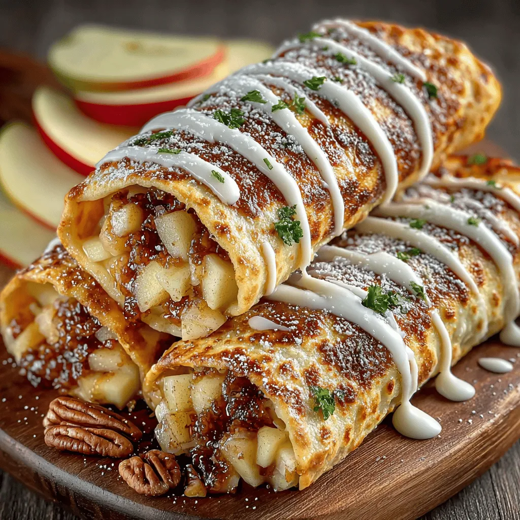 In the realm of comfort food, few dishes evoke warmth and nostalgia quite like Cinnamony Apple Delight Roll-Ups. This easy-to-make recipe beautifully marries the sweet and tart flavors of Granny Smith apples with the rich aroma of cinnamon and brown sugar, all enveloped in soft flour tortillas. Whether enjoyed as a breakfast treat, an afternoon snack, or a delightful dessert, these roll-ups have a unique charm that makes them a favorite among both kids and adults.