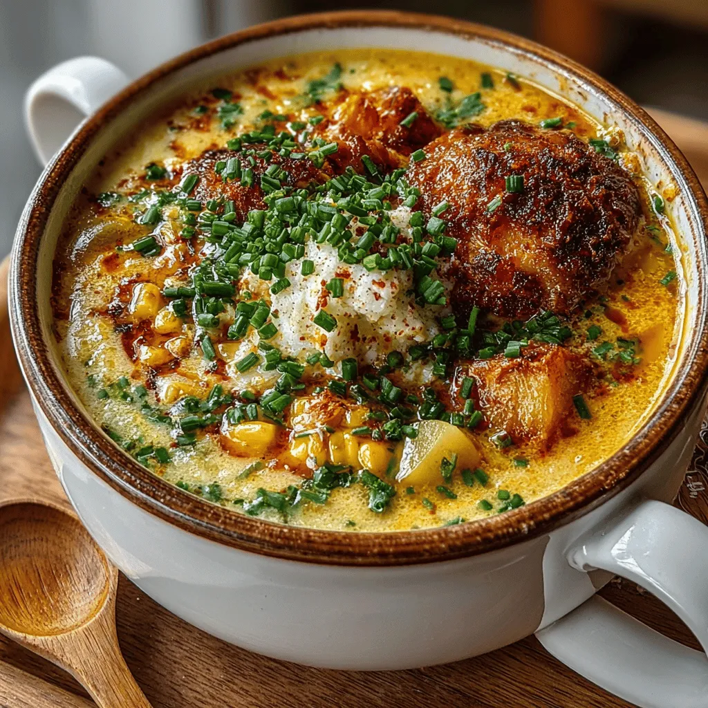 As the chilly months approach, nothing warms the soul quite like a hearty bowl of chowder. Velvety Slow-Cooked Chicken Corn Chowder is the epitome of comfort food, a delightful combination of tender chicken, sweet corn, and creamy goodness that delivers both warmth and satisfaction with every spoonful. This recipe is perfect for those days when you crave something nourishing yet uncomplicated. Thanks to the wonders of slow cooking, you can set it up in the morning and let your slow cooker work its magic throughout the day, allowing the ingredients to meld into a harmonious blend of flavors.