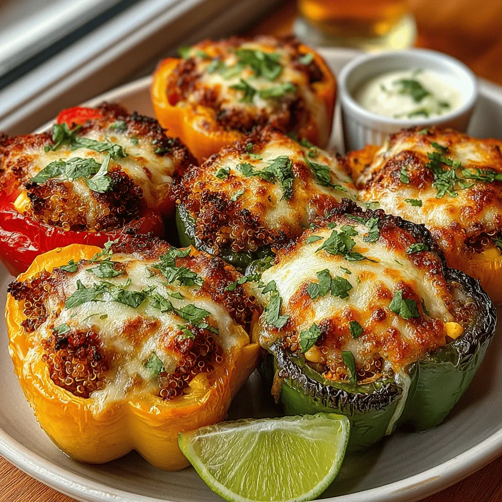 Delightful, nutritious, and bursting with flavor, Colorful Turkey-Stuffed Mini Bell Peppers are the perfect dish for any occasion. These vibrant, bite-sized peppers not only serve as an eye-catching appetizer but also provide a wholesome meal packed with lean protein, whole grains, and a rainbow of vegetables. Whether you're hosting a gathering or seeking a nutritious weeknight dinner, this recipe is sure to impress both your guests and your family.