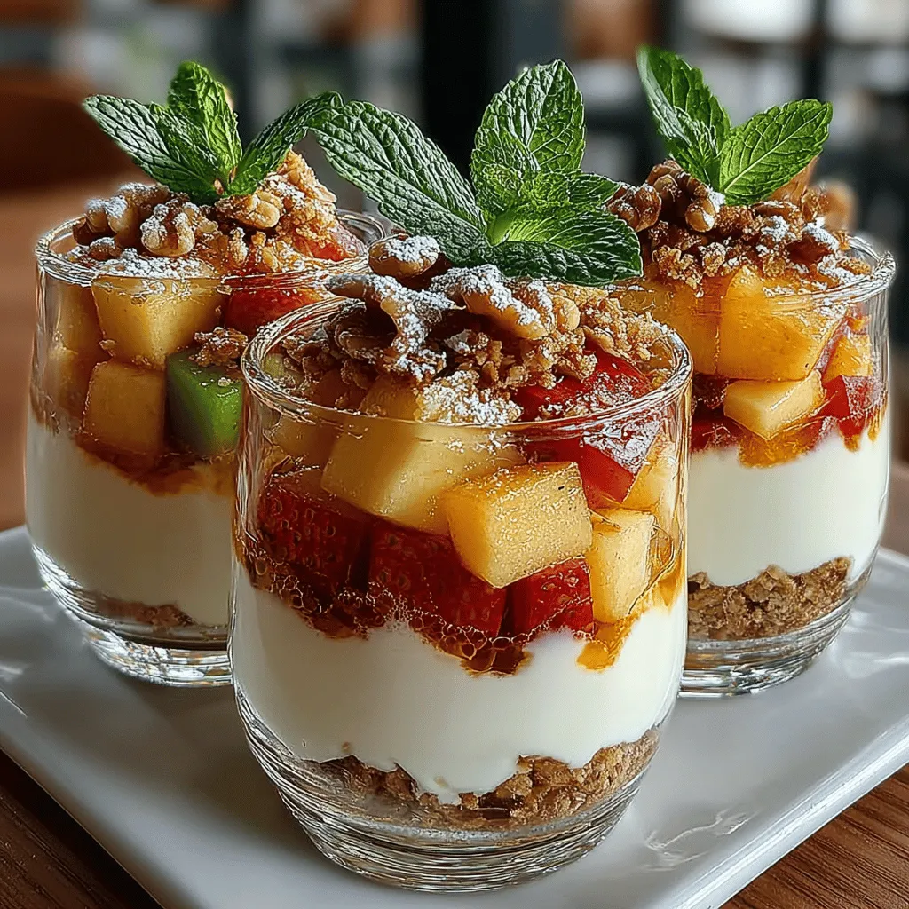 In a world where healthy eating is becoming increasingly important, the quest for satisfying snacks that don't compromise on flavor is more vital than ever. Enter the Cinnamon Apple Yogurt Snack Cups—a delightful fusion of creamy yogurt, crunchy apples, and aromatic cinnamon. This recipe not only satisfies your sweet tooth but also aligns with the growing trend of healthy snacking, making it an ideal choice for anyone looking to maintain a balanced diet without sacrificing taste.