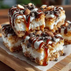 In the ever-evolving landscape of healthy snacking, Almond Bliss Rice Squares emerge as a standout option for those in search of a delicious yet nutritious treat. These delightful squares are not just a culinary indulgence; they are a wholesome powerhouse, combining the satisfying crunch of puffed brown rice with the rich creaminess of almond butter. Sweetened naturally with pure maple syrup or honey, they offer an enticing balance of flavors that cater to both health-conscious individuals and indulgent snackers alike.