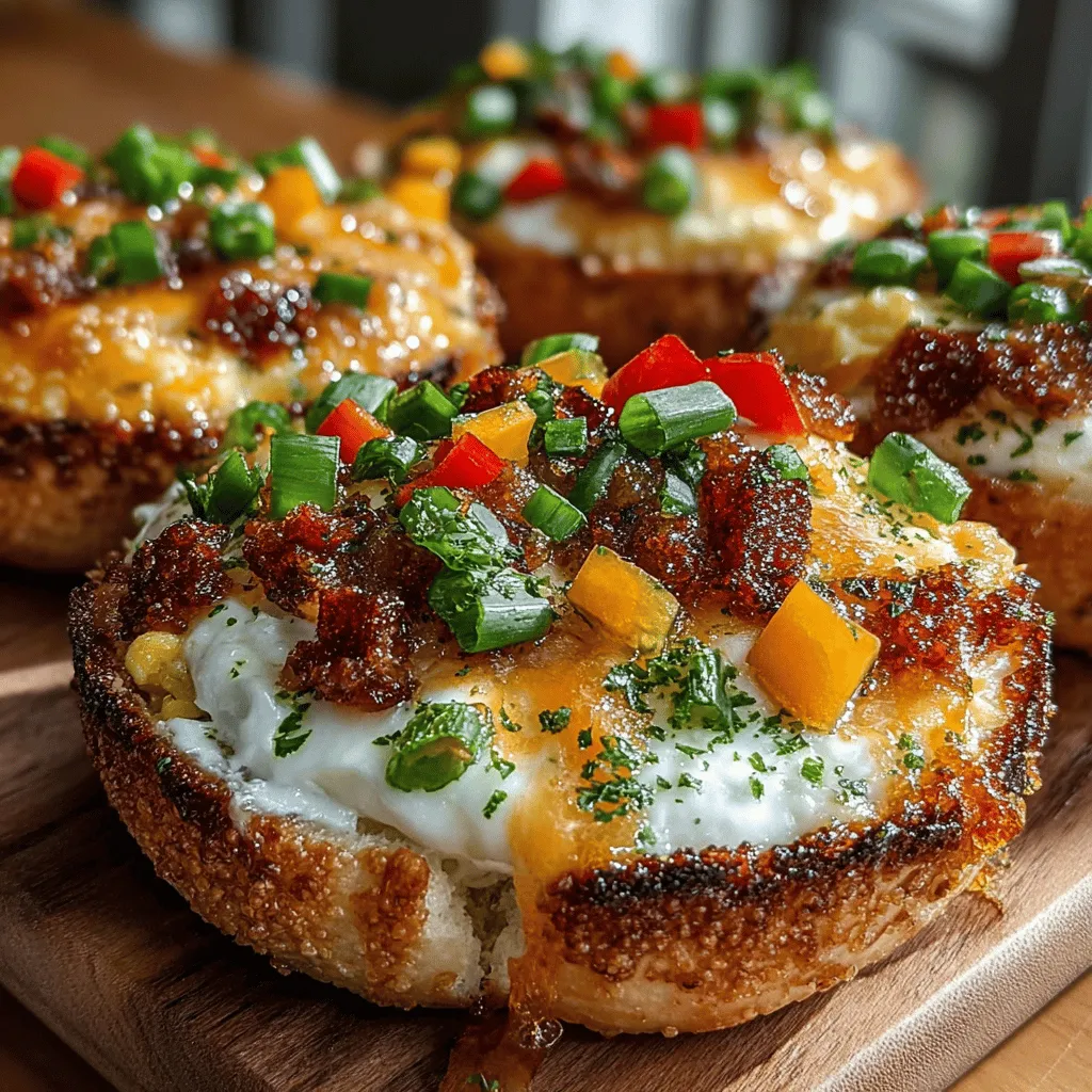 In a fast-paced world where mornings often feel rushed, finding a quick and delightful breakfast option can be a game changer. Mini Egg & Cheese Bagel Pizzas have surged in popularity as a versatile dish that caters to both the time-crunched individual and the leisurely brunch host. This recipe not only combines the classic breakfast elements of eggs and cheese but also adds a fun twist that transforms a simple bagel into a satisfying meal. Whether you’re preparing for a busy weekday, hosting a brunch gathering, or simply craving a delicious snack, these mini pizzas can easily fit the bill.
