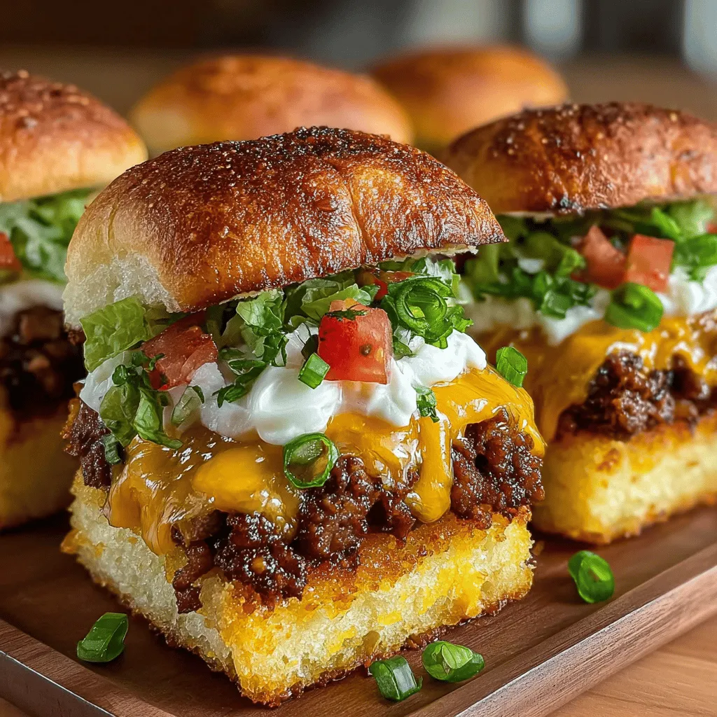 Sliders have become a beloved meal option, celebrated for their versatility and convenience. These bite-sized sandwiches are perfect for any occasion, whether it be a casual family dinner, a festive gathering, or a game-day celebration. Their adaptability allows for a multitude of fillings, making them a favorite among both hosts and guests. One exciting twist on this classic concept is the Mini Cheesy Hash Brown Sliders. This delightful recipe takes the traditional slider to new heights, combining the comfort of crispy hash browns with savory meat and a melty cheese blend.