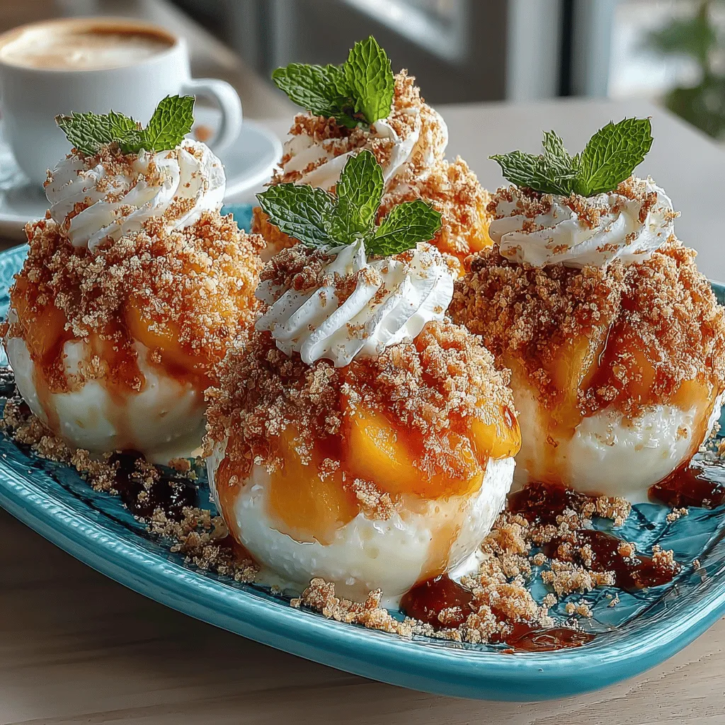 As temperatures rise and summer beckons, the craving for cool, refreshing desserts intensifies. Enter the Frozen Yogurt Peach Cobbler Coins—a delightful, healthier twist on a classic dessert. Inspired by the traditional peach cobbler, this recipe marries the creaminess of frozen yogurt with the juicy sweetness of ripe peaches, creating a treat that's not only satisfying but also nourishing. It’s perfect for those hot summer days when you're looking for something to cool down with while indulging your sweet tooth.