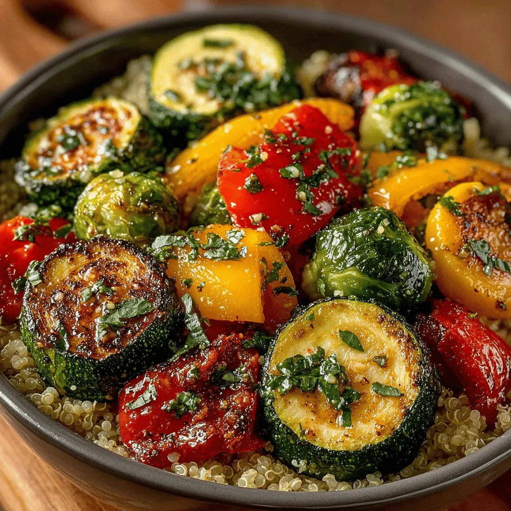 In the world of healthy eating, finding recipes that are both nutritious and delicious can be a game-changer. Garlic Herb Roasted Veggie Bowls are the perfect solution for anyone looking to incorporate more vegetables into their diet while enjoying a symphony of flavors. This vibrant dish not only delights the palate but also nourishes the body, making it an ideal choice for lunch or dinner. Each bowl is brimming with a colorful array of vegetables, perfectly roasted to enhance their natural sweetness and textures. In this article, we'll explore the step-by-step process of creating these delightful bowls, the nutritional benefits of each ingredient, and tips for meal prepping and customization.