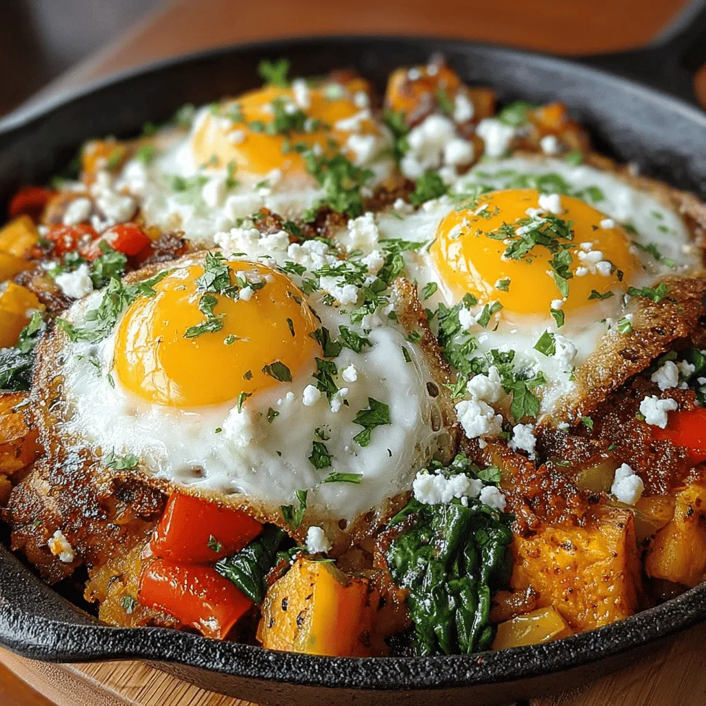 Sweet Potato Sunrise Hash is a delightful and nutritious dish that celebrates the vibrant flavors and health benefits of its key ingredients. This colorful hash combines sweet potatoes, fresh vegetables, and eggs to create a meal that is not only visually appealing but also packed with essential nutrients. Whether you're looking for a hearty breakfast to fuel your day, a satisfying brunch option, or a versatile dish to enjoy at any meal, Sweet Potato Sunrise Hash fits the bill perfectly. Its combination of flavors and textures makes it a favorite for many, allowing for easy customization to suit various dietary preferences.