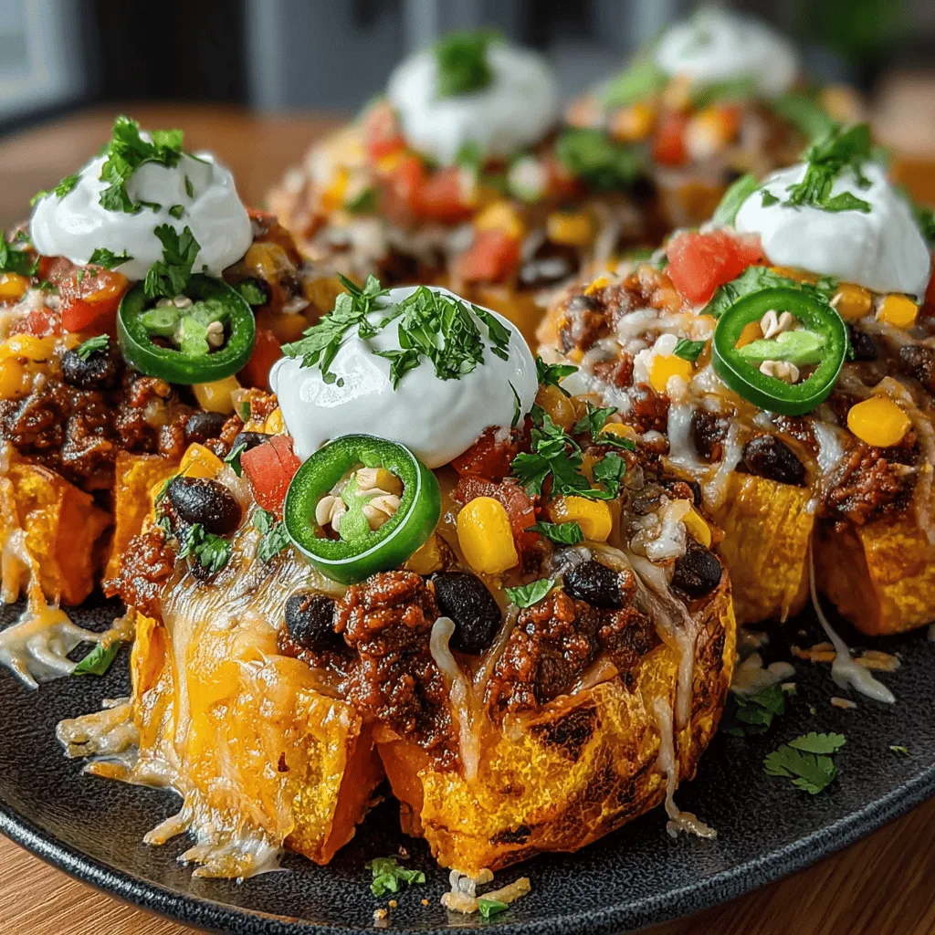 If you're searching for a snack or appetizer that is not only delicious but also packed with nutrients, look no further than Sweet Potato Chili Nacho Cups. This inventive recipe combines the wholesome goodness of sweet potatoes with a flavorful chili filling, making it an ideal option for gatherings, family meals, or even casual snacking. With their vibrant colors and enticing flavors, these nacho cups are sure to impress your guests while also catering to a variety of dietary preferences, including vegetarian and gluten-free diets.