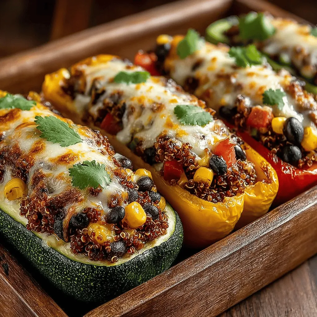 Pairing your zesty stuffed zucchini and bell peppers with complementary side dishes can elevate your meal. A fresh green salad tossed with a light vinaigrette can provide a refreshing contrast to the savory stuffed vegetables. Alternatively, serve the dish with a side of fluffy quinoa or brown rice to create a more substantial meal. These whole grains not only enhance the nutritional value but also absorb the flavors of the stuffing.