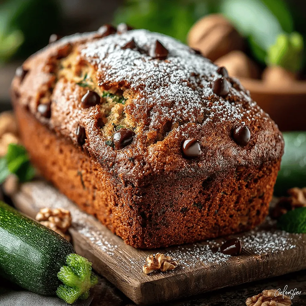 Zucchini bread has become a beloved staple in home baking, cherished for its moist texture and delightful flavor. This versatile quick bread can be enjoyed as a breakfast treat, an afternoon snack, or even as a dessert. Among the many variations of this classic recipe, Chewy Chocolate Chip Zucchini Bread stands out not just for its rich chocolatey goodness but also for its unique chewy texture that captivates both chocolate lovers and health-conscious bakers alike. This recipe introduces a delicious blend of chocolate and zucchini, allowing you to indulge in a sweet treat while sneaking in some nutritious veggies.