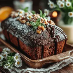 Baking is both an art and a science, and mastering the techniques can significantly enhance the outcome of your dessert. When it comes to baking the Rich Zucchini Chocolate Delight, a few key steps can make all the difference.