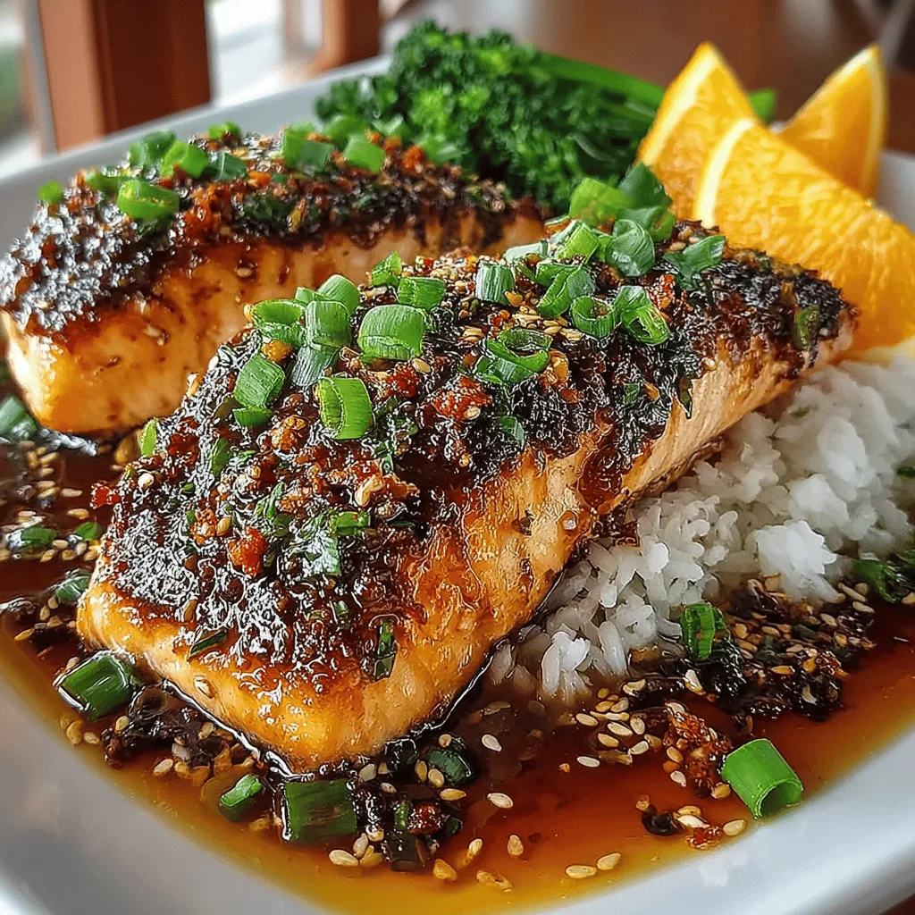 Incorporating fresh, flavorful ingredients into everyday meals can transform the mundane into the extraordinary. Home cooking not only allows for creativity and personalization but also offers numerous health benefits. One delightful recipe that exemplifies this culinary ethos is Savory Citrus Teriyaki Salmon. This dish combines the rich, buttery texture of salmon with a zesty and sweet teriyaki marinade, creating a harmonious balance that appeals to a wide range of palates. Whether you're preparing a quick weeknight dinner or impressing guests at a special gathering, this recipe is versatile enough to suit any occasion.