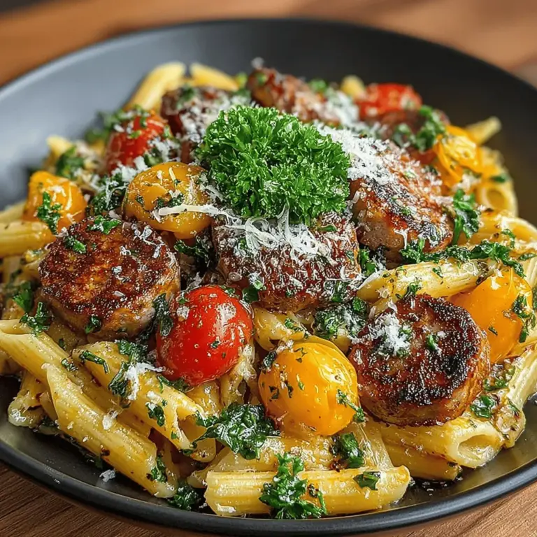 If you're on the lookout for a dish that brings both comfort and flavor to your dinner table, look no further than the Creamy Cajun Sausage Pasta Skillet. This delightful recipe combines the hearty goodness of pasta with the vibrant, bold flavors characteristic of Cajun cuisine, making it a favorite among food lovers who appreciate a bit of spice in their meals. The marriage of creamy sauce, aromatic spices, and succulent sausage creates a dish that is not only satisfying to the palate but also visually appealing.