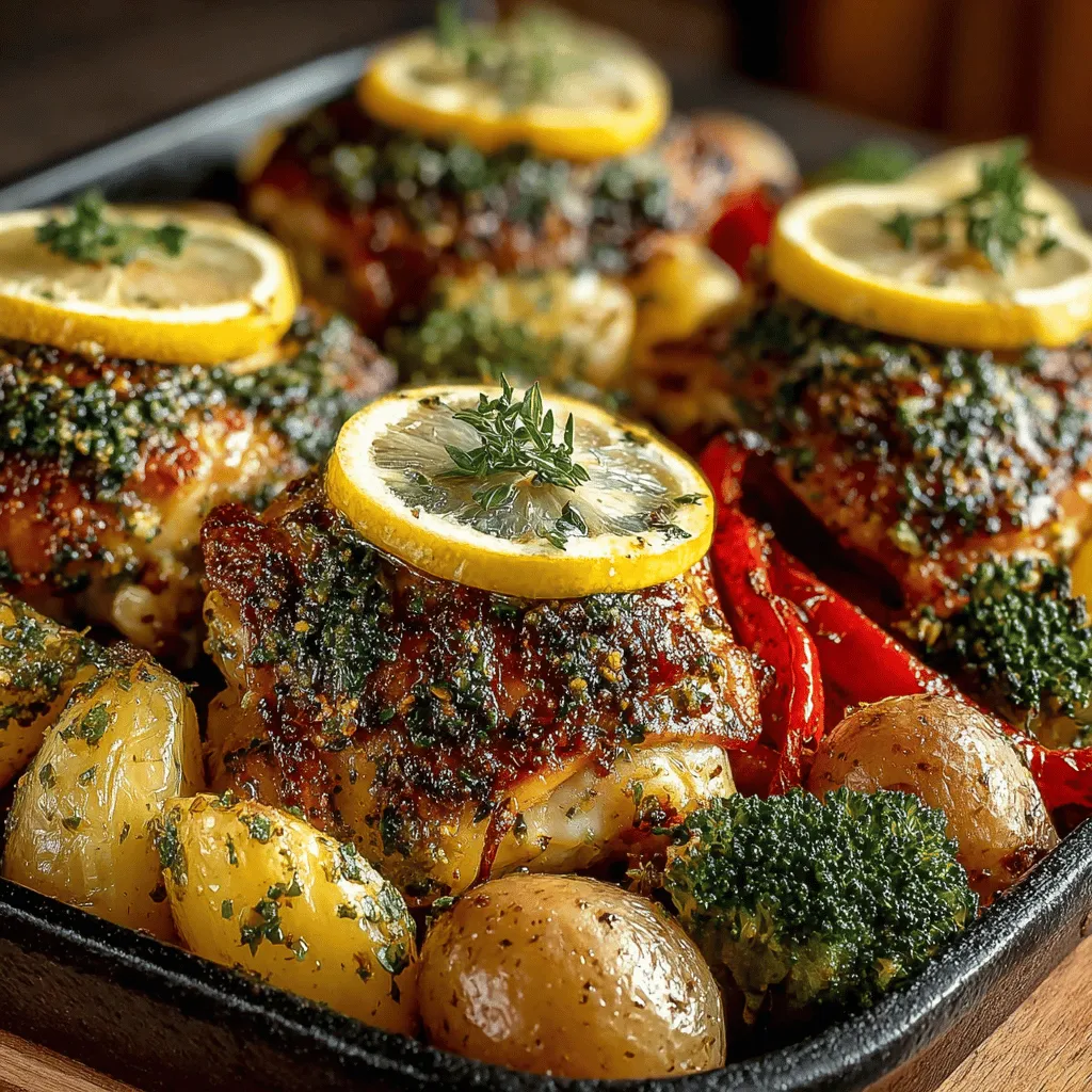 In the fast-paced world we live in, meal preparation often takes a back seat to convenience. This is where sheet pan meals shine, offering an efficient and delicious solution for busy individuals and families. The appeal of sheet pan cooking lies in its simplicity; combining various ingredients on a single baking sheet not only minimizes cleanup but also allows for the harmonious blending of flavors as everything cooks together. One standout recipe that epitomizes this concept is the Zesty Sheet Pan Lemon Herb Chicken & Veggies.