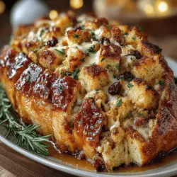 Maple-Glazed Turkey with Apple Stuffing