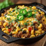 The foundation of any great mac and cheese dish begins with the pasta. For this Cheesy Chili Mac Mash-Up, using elbow macaroni is traditional, but feel free to experiment with other pasta shapes like shells or cavatappi. When cooking the pasta, it is crucial to achieve an al dente texture. This means cooking the pasta until it is firm to the bite, which usually takes about 1-2 minutes less than the package directions. Al dente pasta holds its shape and texture better when combined with the chili and cheese sauce, preventing it from becoming mushy during the baking process.