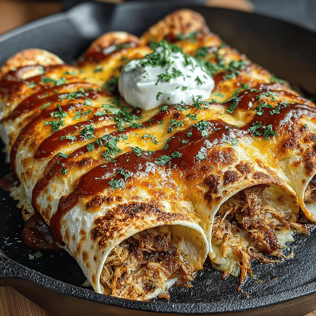 Cheesy Chicken Enchiladas are the epitome of comfort food, offering a delightful blend of flavors and textures that warm the heart and satisfy the palate. This dish is a wonderful option for family dinners, casual gatherings with friends, or even meal prep for the week ahead. Its versatility allows for easy customization, catering to various dietary preferences while still delivering that classic enchilada taste. One of the standout features of this recipe is its simplicity; by utilizing rotisserie chicken and a handful of straightforward ingredients, you can create a comforting meal that feels both special and effortless.