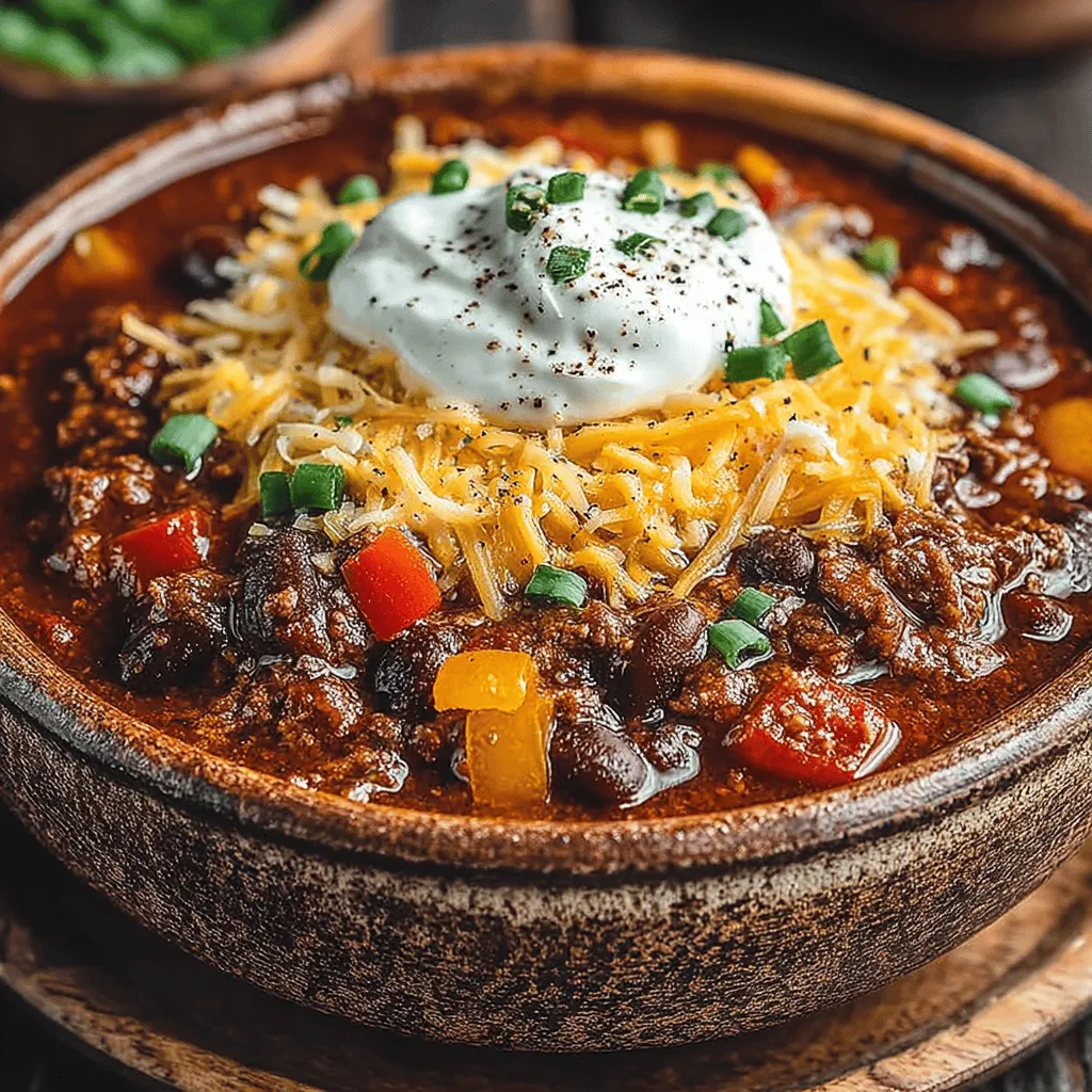 Chili is one of those iconic comfort foods that evokes feelings of warmth and satisfaction. Whether enjoyed on a chilly evening or during a lively game day gathering, a hearty bowl of chili has the ability to bring people together and create memorable experiences. Among the myriad of chili recipes, <strong>Hearty Slow Cooker Chili Bliss</strong> stands out as a versatile and easy-to-make option that caters to a variety of occasions. With its rich flavors and wholesome ingredients, this recipe is perfect for family dinners, potlucks, or simply a cozy night in.” /></p>
</p>
<h2>Ingredient Preparation</h2>
<p>The first step in creating the perfect Hearty Slow Cooker Chili is to meticulously prepare your ingredients. Proper chopping and dicing are crucial for ensuring even cooking throughout your dish. When cutting vegetables such as onions, bell peppers, and tomatoes, aim for uniform sizes—this not only aids in consistent cooking but also enhances the visual appeal of the dish. For instance, diced onions should be around ¼ inch in size, allowing them to soften and meld beautifully with other ingredients as they cook.</p>
</p>
<p>Additionally, when using meat, cutting it into even chunks facilitates uniform browning and cooking, preventing any pieces from becoming overcooked or tough. Remember, the better your ingredients are prepared, the more harmonious your chili will taste.</p>
</p>
<h2>Browning the Meat</h2>
<p>Browning your meat before adding it to the slow cooker is a step that should not be overlooked. This process is integral as it enhances both the flavor and texture of the chili. When meat is seared, it caramelizes, creating a rich, complex flavor profile that infuses the entire dish.</p>
</p>
<p>Using a large skillet over medium-high heat, brown your ground beef or turkey until it reaches a golden-brown color. This step not only eliminates excess grease but also contributes a depth of flavor that slow cooking alone cannot achieve. Once browned, drain any excess fat before transferring the meat to the slow cooker, ensuring that your chili remains hearty without being greasy.</p>
</p>
<h2>Combining Ingredients</h2>
<p>Layering flavors is an art in chili-making, and the manner in which you combine ingredients can significantly impact the final taste. Begin by adding the browned meat to the slow cooker, followed by your prepared vegetables. This layering technique allows the vegetables to release their flavors into the meat and broth, enriching the overall dish.</p>
</p>
<p>Next, introduce your beans and any canned tomatoes, followed by spices and herbs. It’s essential to mix these ingredients gently, allowing them to meld without mashing the beans. A well-combined chili will boast a symphony of flavors, with each ingredient playing its part in the overall composition.</p>
</p>
<h2>Seasoning the Chili</h2>
<p>Proper seasoning is paramount for achieving maximum flavor in your Hearty Slow Cooker Chili. Start with the basics: salt and pepper. These primary seasonings will enhance all other flavors present in the dish.</p>
</p>
<p>As you build your chili, consider using a combination of spices such as chili powder, cumin, smoked paprika, and a touch of cayenne for heat. Each of these spices contributes unique notes—smoked paprika adds a hint of smokiness, while cumin introduces a warm earthiness. Adjust the seasoning to your personal preference, tasting as you go, to find the perfect balance. For a richer flavor, you can also add a splash of Worcestershire sauce or a spoonful of tomato paste, which will further deepen the dish’s complexity.</p>
</p>
<h2>Cooking Times and Temperature Settings</h2>
<p>Understanding the cooking times and temperature settings of your slow cooker is essential for crafting the perfect chili. Most slow cookers have two main settings: low and high. Cooking on the low setting for 6-8 hours allows the flavors to develop slowly, resulting in a richer and more flavorful chili. This method is ideal for those who prefer a leisurely cooking process and wish to enjoy the aroma wafting through their home.</p>
</p>
<p>Conversely, the high setting typically cooks the chili in about 3-4 hours. While this method is acceptable, it may yield a slightly less complex flavor as the ingredients have less time to meld. Regardless of the setting you choose, keeping the lid on during cooking will trap moisture and heat, ensuring your chili remains thick and hearty.</p>
</p>
<h2>Final Consistency Adjustments</h2>
<p>As your chili nears completion, you may wish to adjust the final consistency to suit your taste. If you prefer a thicker chili, remove the lid during the last hour of cooking to allow excess liquid to evaporate. For those who enjoy a soupier chili, you can add a bit more broth or water to achieve your desired consistency.</p>
</p>
<p>Remember, cooking is a personal journey, and your Hearty Slow Cooker Chili should reflect your unique culinary preferences. Don’t hesitate to modify the texture according to your liking, whether that means keeping it chunky or blending it for a smoother finish.</p>
</p>
<h2>Serving Suggestions and Variations</h2>
<p>Once your chili is perfectly cooked, it’s time to serve! This dish is incredibly versatile, and garnishing it can elevate the experience. Consider topping your chili with shredded cheese, a dollop of sour cream, or a sprinkle of fresh green onions. Chopped cilantro can also add a refreshing touch, balancing the rich flavors of the chili.</p>
</p>
<p>In terms of side dishes, cornbread is a classic pairing that complements the chili’s hearty nature. Alternatively, serve your chili over a bed of rice, or alongside a fresh salad for a lighter option. Each of these accompaniments will enhance your meal, providing a delightful contrast to the robust flavors of the chili.</p>
</p>
<h3>Exploring Variations of the Recipe</h3>
<p>Chili is a dish that welcomes experimentation, making it easy to tailor to different dietary needs. For a vegetarian or vegan version, simply substitute the meat with plant-based alternatives like lentils or textured vegetable protein. You can also include a variety of beans or legumes such as black beans, kidney beans, or chickpeas based on what you have available.</p>
</p>
<p>Spice levels can also be adjusted to cater to individual preferences. For a milder chili, reduce the amount of chili powder and cayenne pepper, or incorporate sweet bell peppers for a touch of natural sweetness. On the other hand, if you enjoy a spicy kick, consider adding diced jalapeños or a splash of hot sauce to heat things up.</p>
</p>
<h2>Nutritional Benefits of Hearty Slow Cooker Chili</h2>
<p>Beyond its mouthwatering flavor, Hearty Slow Cooker Chili is packed with nutritional benefits. With a base of protein-rich meat (or plant-based alternatives) and an abundance of beans and vegetables, this dish serves as a well-rounded meal.</p>
</p>
<p>The protein content not only supports muscle health, but the fiber from beans and vegetables aids in digestion and contributes to satiety. Each serving of chili is typically low in saturated fat, particularly if lean meats are used or if you opt for a vegetarian version.</p>
</p>
<p>Moreover, the use of assorted vegetables provides essential vitamins and minerals, making this dish a nutritious option for any meal. The macronutrient breakdown typically includes a balance of proteins, carbohydrates, and healthy fats, ensuring a satisfying and wholesome dining experience.</p>
</p>
<h2>Conclusion</h2>
<p>Hearty Slow Cooker Chili is not just a meal; it’s an experience that warms the heart and satisfies the soul. With its simplicity in preparation and depth of flavor, this chili stands out as a versatile dish that can cater to various dietary needs and occasions. Whether you’re hosting a gathering, preparing a cozy dinner, or meal prepping for the week, this recipe is sure to impress.</p>
</p>
<p>We encourage you to enjoy the process of making this comforting dish and to embrace your creativity by experimenting with different ingredients and flavors. Share your own variations and experiences with this Hearty Slow Cooker Chili Bliss, and relish the joy it brings to your table!</p>
</div>