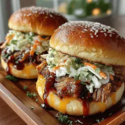 Smoky BBQ Pulled Pork Sandwiches