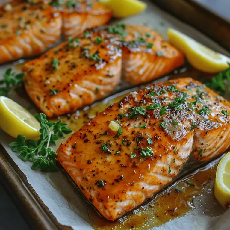 When it comes to quick, healthy meals that don’t skimp on flavor, Maple Dijon Roasted Salmon stands out as a crowd-pleaser. This dish brings together the rich, buttery profile of salmon with the sweet and tangy notes of maple syrup and Dijon mustard, creating a harmonious balance that appeals to both the palate and the eye. Whether you’re preparing a cozy weeknight dinner or impressing guests at a special gathering, this recipe is sure to become a favorite in your culinary repertoire.