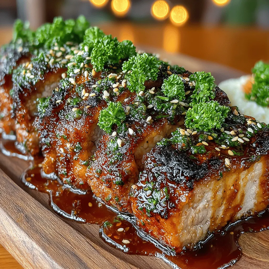 Sweet & Savory Honey Garlic Pork Tenderloin is a culinary delight that brings together the perfect balance of flavors, making it an ideal centerpiece for any meal. This dish features a harmonious blend of sweetness from honey and savory notes from garlic, creating an irresistible glaze that coats the tender pork. Whether you’re hosting a family gathering or simply enjoying a weeknight dinner, this recipe is sure to impress with its robust flavors and elegant presentation.