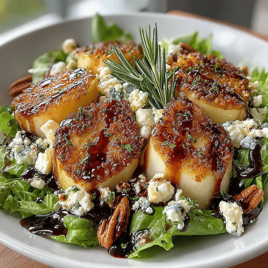 In the world of salads, few combinations can rival the exquisite pairing of sweet, juicy pears and tangy goat cheese. The Pear & Goat Cheese Delight Salad is not merely a dish; it is a culinary experience that tantalizes the senses. With its harmonious blend of fresh greens, candied pecans, and a homemade balsamic dressing, this salad embodies the essence of seasonal eating and sophistication. Whether you are hosting a casual lunch with friends, preparing for an elegant dinner gathering, or simply looking to elevate your weeknight meals, this recipe promises to impress with its rich flavors and textures.