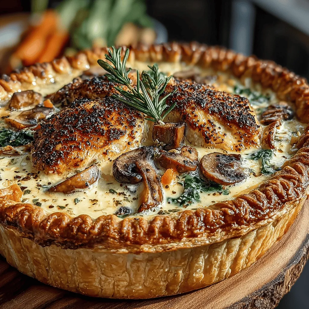 There's something undeniably comforting about a warm bowl of chicken and mushroom pot pie. This classic dish, with its flaky crust enveloping a rich and savory filling, has a way of wrapping you in a cozy embrace, making it a beloved staple in home cooking. The allure of pot pie lies not only in its delicious flavors but also in the warm memories it evokes, often becoming the centerpiece of family gatherings and chilly evenings spent indoors.