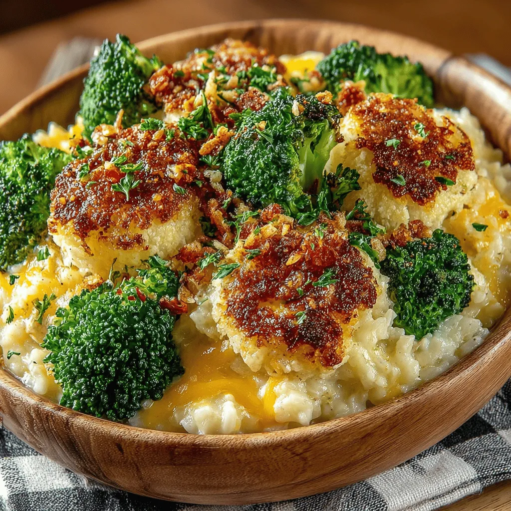 In a world where mealtime often feels rushed and uninspired, the Broccoli Bliss Cheesy Rice Casserole stands out as a beacon of comfort and nutrition. This dish marries the earthy flavors of broccoli with the creamy richness of cheese and the wholesome heartiness of brown rice, creating a culinary experience that is both satisfying and nourishing. The appeal of this casserole lies not only in its delightful taste but also in its ability to bring families and friends together around the dinner table, making it the perfect addition to any gathering or weeknight meal.
