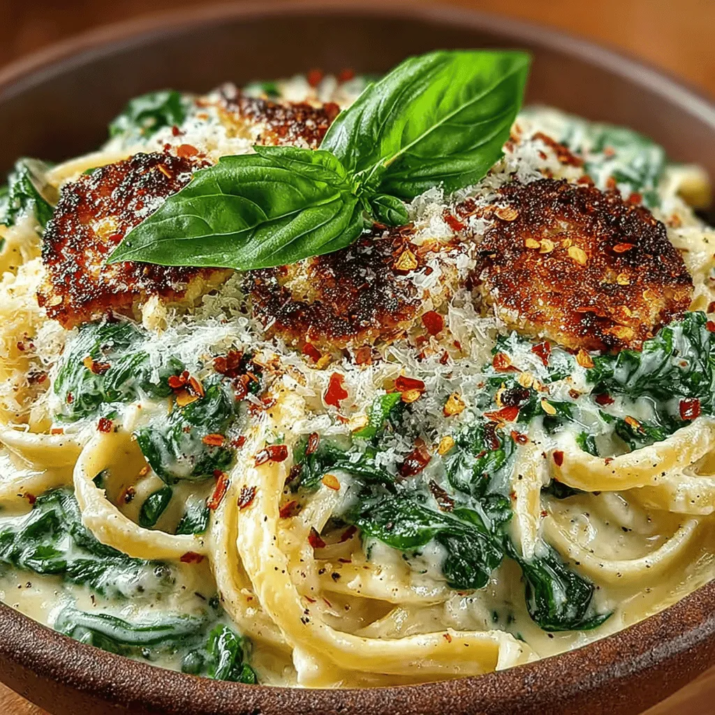 When it comes to comfort food that offers both indulgence and simplicity, few dishes can compete with Creamy Garlic Parmesan Pasta with Spinach. This delightful recipe encapsulates rich flavors, a creamy texture, and vibrant colors that make it not only a feast for the palate but also a visual treat. With its harmonious blend of garlic, Parmesan cheese, and fresh spinach, this pasta dish is the embodiment of Italian cooking at its finest, making it a favorite for both casual dinners and special occasions.