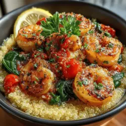 Quick Garlic Shrimp and Quinoa Bowl Recipe