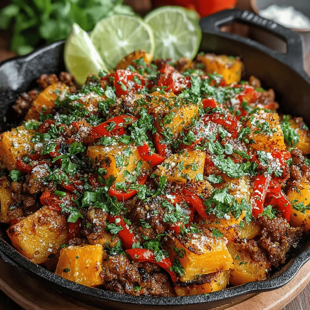 Looking for a delicious and nutritious meal that’s easy to prepare? The Sweet & Savory Ground Turkey and Sweet Potato Skillet is a perfect solution for busy weeknights. This one-pan dish combines the lean protein of ground turkey with the natural sweetness of sweet potatoes, creating a balanced meal that satisfies both your taste buds and your nutritional needs. Not only is it an excellent option for families and individuals looking to eat healthily, but it also caters to various dietary preferences, making it a versatile addition to your dinner rotation.