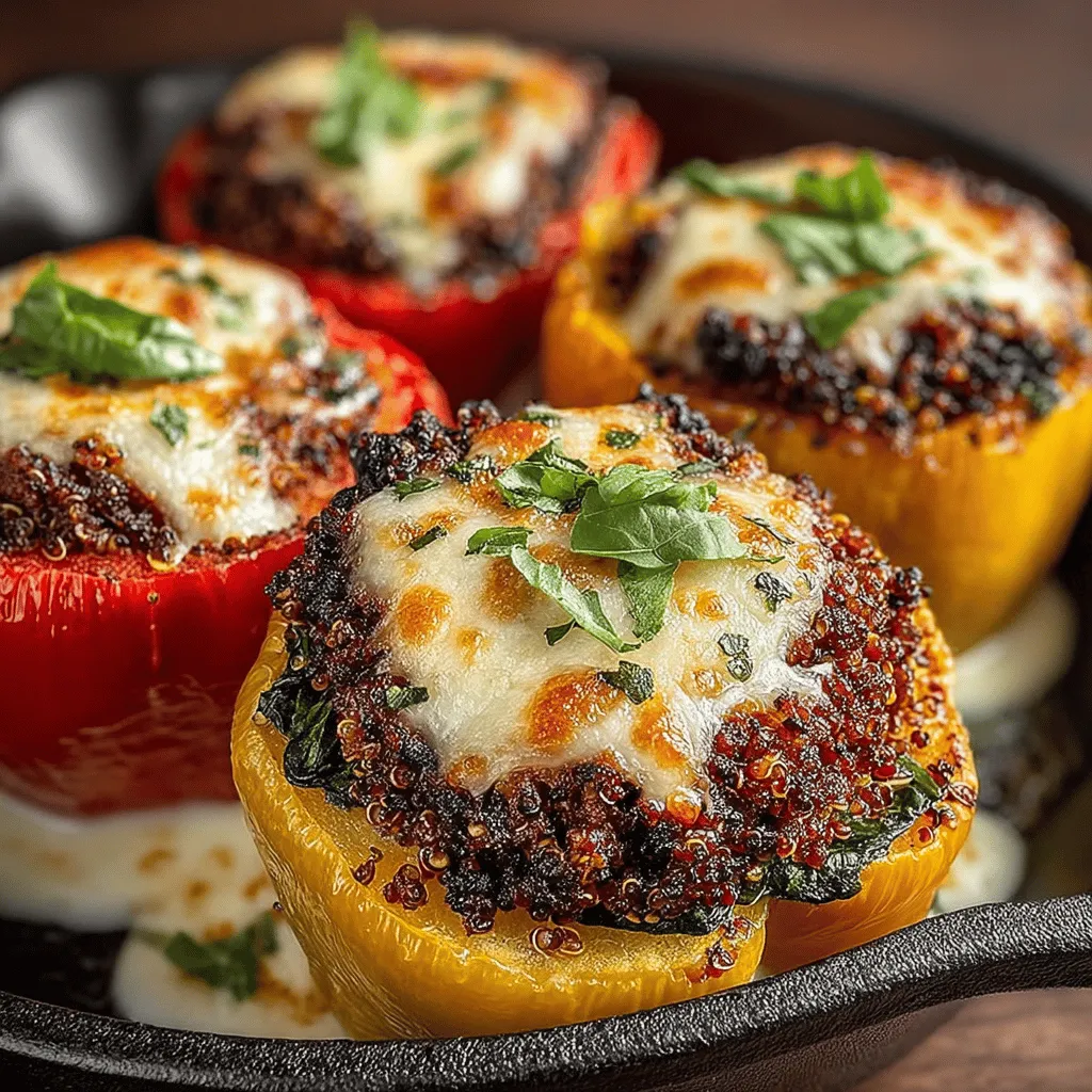 Stuffed peppers have carved out a beloved niche in home cooking, celebrated not only for their vibrant presentation but also for their incredible versatility and nutritional benefits. These colorful vessels offer a delicious way to incorporate a variety of wholesome ingredients into one cohesive dish, making them a fantastic option for any meal, whether it's a casual family dinner or an impressive gathering with friends. The combination of savory ground turkey and fresh spinach in our stuffed pepper recipe creates a flavor profile that is both hearty and satisfying, while also being light and nutritious.