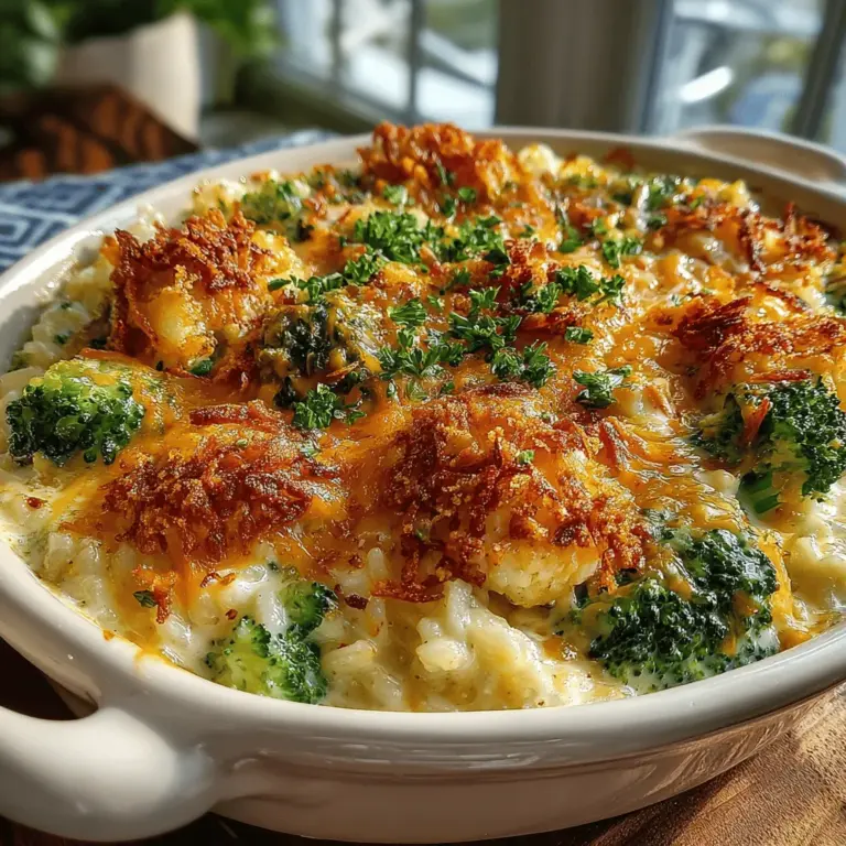 If you're searching for a dish that combines comfort, flavor, and nutrition, look no further than Cheesy Broccoli Bliss Casserole. This delightful casserole brings together the earthy goodness of broccoli and the creamy richness of cheese, resulting in a dish that's not only satisfying but also incredibly versatile. Whether you serve it as a hearty side dish or a main course, this casserole is sure to impress both family and friends.