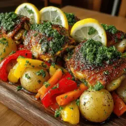 In today’s fast-paced world, the appeal of sheet pan meals has soared among home cooks and busy families alike. These one-pan wonders are not only incredibly convenient, but they also minimize cleanup time while delivering a punch of flavor. One shining example of this culinary trend is the Zesty Sheet Pan Lemon Herb Chicken & Veggies. This dish is a vibrant and delicious option that seamlessly combines lean protein with fresh vegetables, making it a perfect fit for a quick weeknight dinner or a casual gathering with friends.