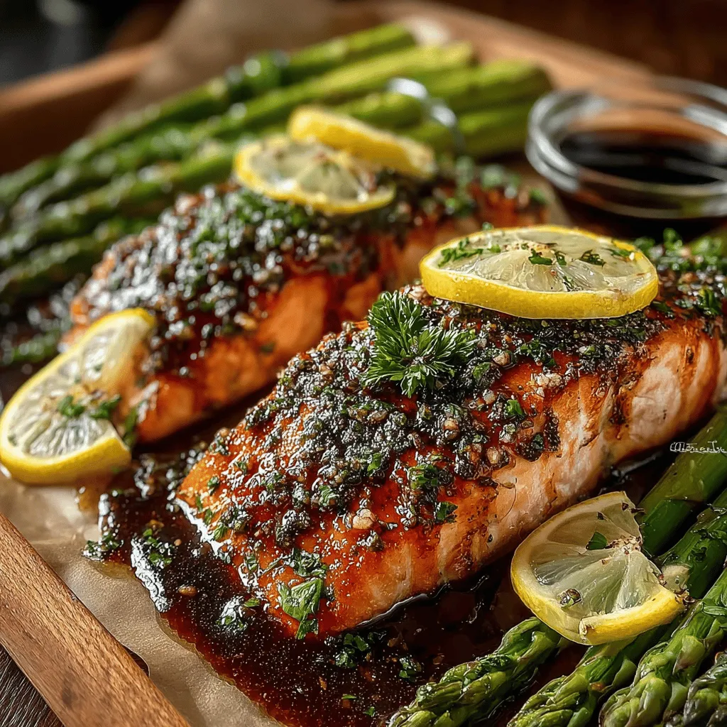 When it comes to a quick and healthy meal that bursts with flavor, Zesty Lemon Herb Baked Salmon with Asparagus stands out as a delightful option. This dish not only tantalizes the taste buds but also embodies a light, refreshing essence that makes it perfect for any occasion, whether it's a weeknight dinner or a special gathering. The vibrant combination of zesty lemon, fragrant herbs, and tender salmon paired with crisp asparagus creates a symphony of flavors that is both satisfying and nourishing.