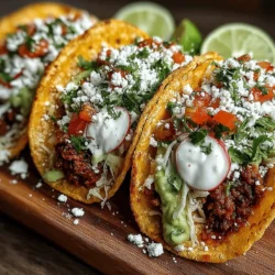 If you're on the lookout for a meal that combines bold flavors with wholesome ingredients, look no further than our Zesty Turkey Tacos topped with a luscious Creamy Avocado Dream. This enticing dish is more than just a wonderful addition to your weekly menu; it embodies a culinary adventure that celebrates the vibrant flavors of Mexican cuisine while offering a nutritious twist. The hearty turkey filling, seasoned just right, is complemented beautifully by a creamy avocado sauce that elevates the taco experience to new heights.