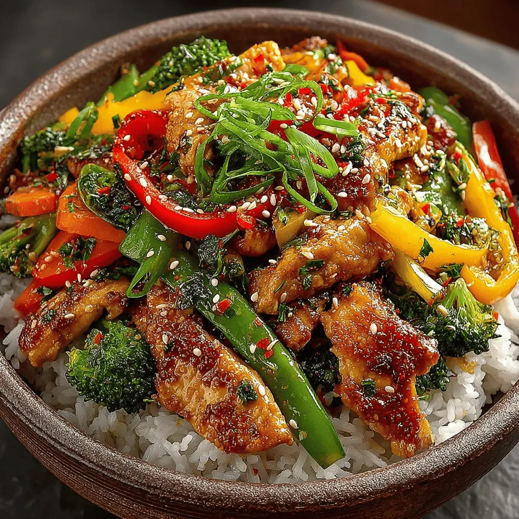 In today’s fast-paced world, finding the time to prepare a nutritious meal can often feel like a daunting task. Enter the Quick & Colorful Chicken Veggie Stir-Fry — a vibrant and healthy dish that not only delights the palate but also caters to the busy lifestyles of individuals and families alike. This stir-fry showcases a delightful mix of fresh vegetables and tender chicken, all cooked in a matter of minutes, making it the perfect solution for a satisfying weeknight dinner.