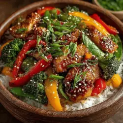 Quick & Colorful Chicken Veggie Stir-Fry