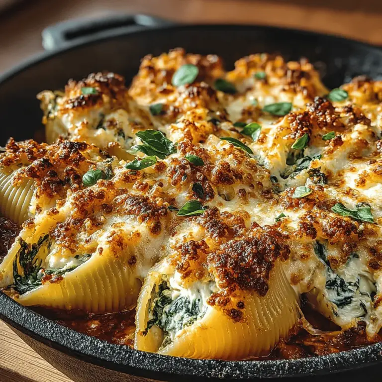 When it comes to comfort food, few dishes evoke the same warmth and satisfaction as stuffed pasta shells. These delightful morsels, filled to the brim with creamy fillings and baked in luscious sauces, have earned their place in kitchens around the world. The combination of ricotta cheese, earthy mushrooms, and nutritious spinach in our creamy spinach and mushroom stuffed shells makes for a wholesome meal that is both indulgent and nourishing. This dish is not only a feast for the taste buds but also a tribute to the joys of homemade cooking, where the process is just as rewarding as the final product.