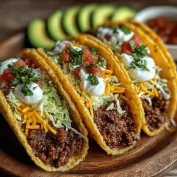 Tacos have long been a beloved dish in many households, captivating taste buds with their vibrant flavors and customizable nature. Originating from Mexico, tacos have transcended cultural boundaries, morphing into an essential component of Tex-Mex cuisine and a favorite for casual dining. Their charm lies not only in their taste but also in their ability to bring people together, whether it’s a weeknight dinner or a festive gathering with family and friends. In this article, we will explore a simple yet flavorful taco recipe featuring ground beef, fresh toppings, and homemade flavor that will elevate your taco nights to a new level.