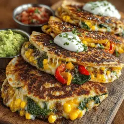 Colorful Veggie Fiesta Quesadillas: A Flavorful Delight