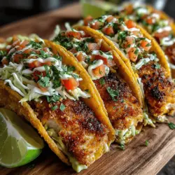 Fish tacos have gained popularity as a fresh, flavorful meal option that perfectly balances taste and nutrition. These delightful creations combine the rich flavors of tender fish with vibrant toppings, making them a favorite among food enthusiasts. Whether enjoyed on a sunny day at the beach or served at a family dinner, fish tacos offer a delicious escape into the world of culinary delights.