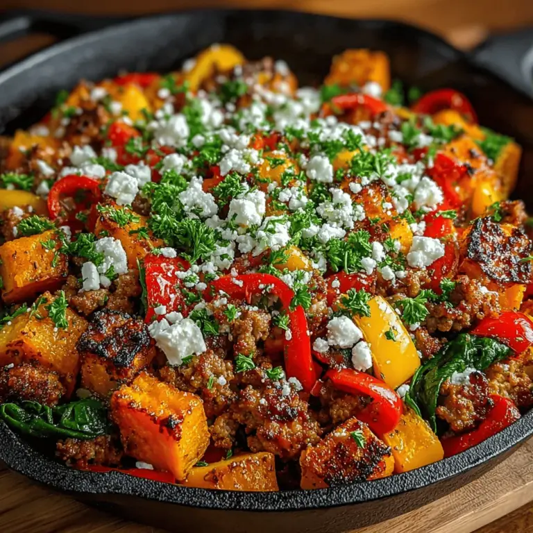 In the ever-evolving landscape of home cooking, finding a recipe that strikes the perfect balance between flavor, nutrition, and convenience can often feel like searching for a needle in a haystack. Enter the Savory Turkey and Sweet Potato Skillet—a dish that not only delivers on taste but also champions health-conscious eating. This one-pan wonder is not just appealing for its mouthwatering combination of flavors; it’s also a testament to the power of wholesome ingredients that come together to create a satisfying meal, perfect for busy weeknights.