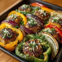 Easy Sheet Pan Sausage and Peppers Dinner